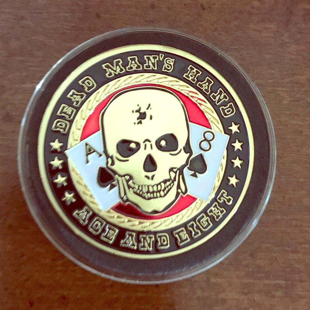 Skull Poker card holder